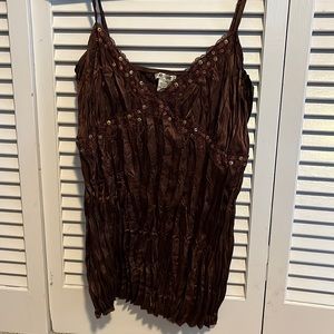Y2K Beaded Lace Camisole